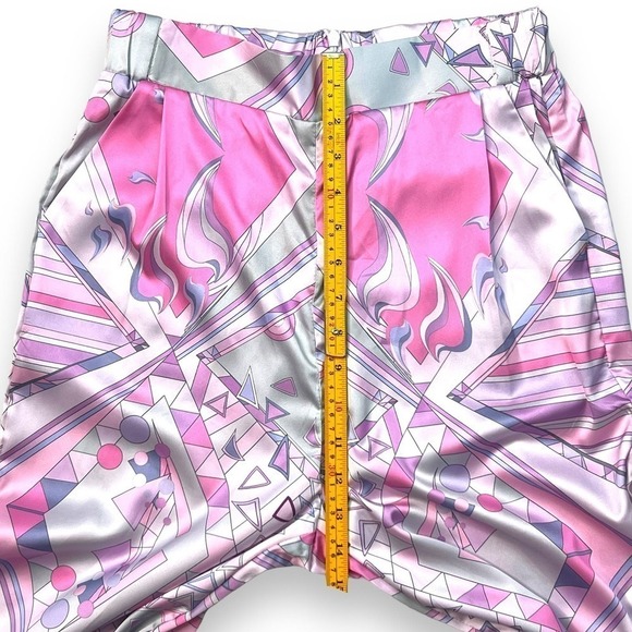 Oceanus Swimwear Womans Sz Small Pants Silky w Ostrich Feather Trim New - Picture 9 of 16